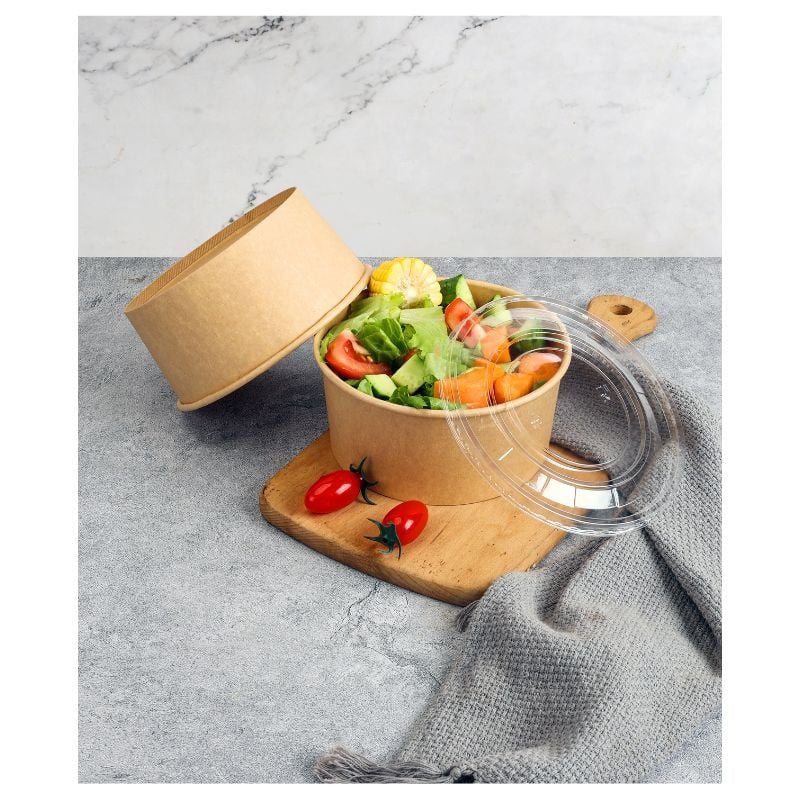 Bol à Salade Kraft - 1300 ml - Lot de 300