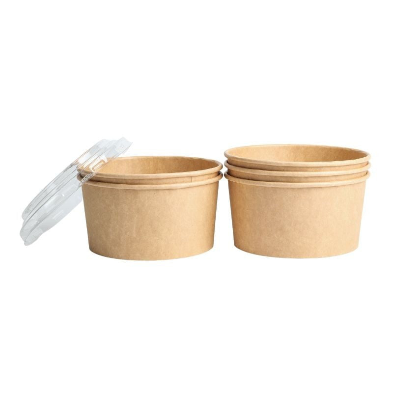 Bol à Salade Kraft - 1000 ml - Lot de 300