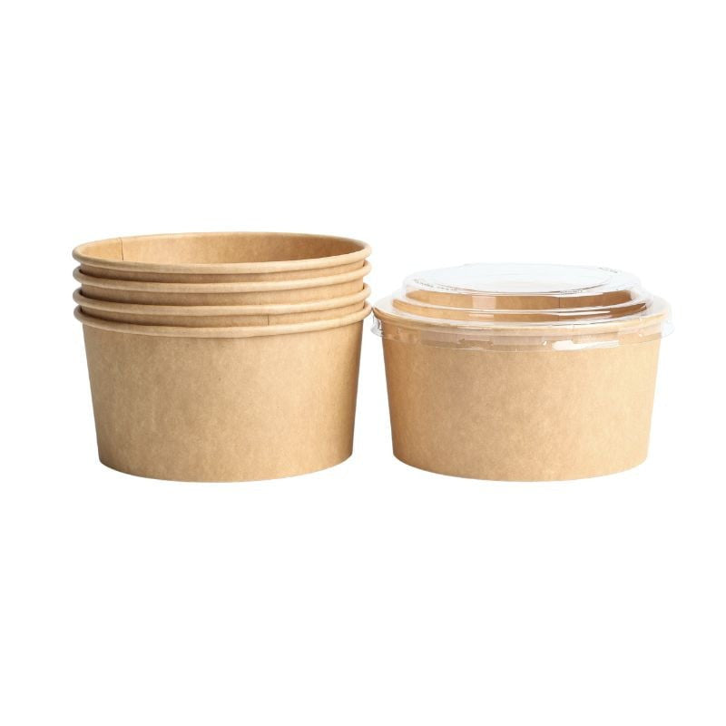 Bol à Salade Kraft - 1000 ml - Lot de 300