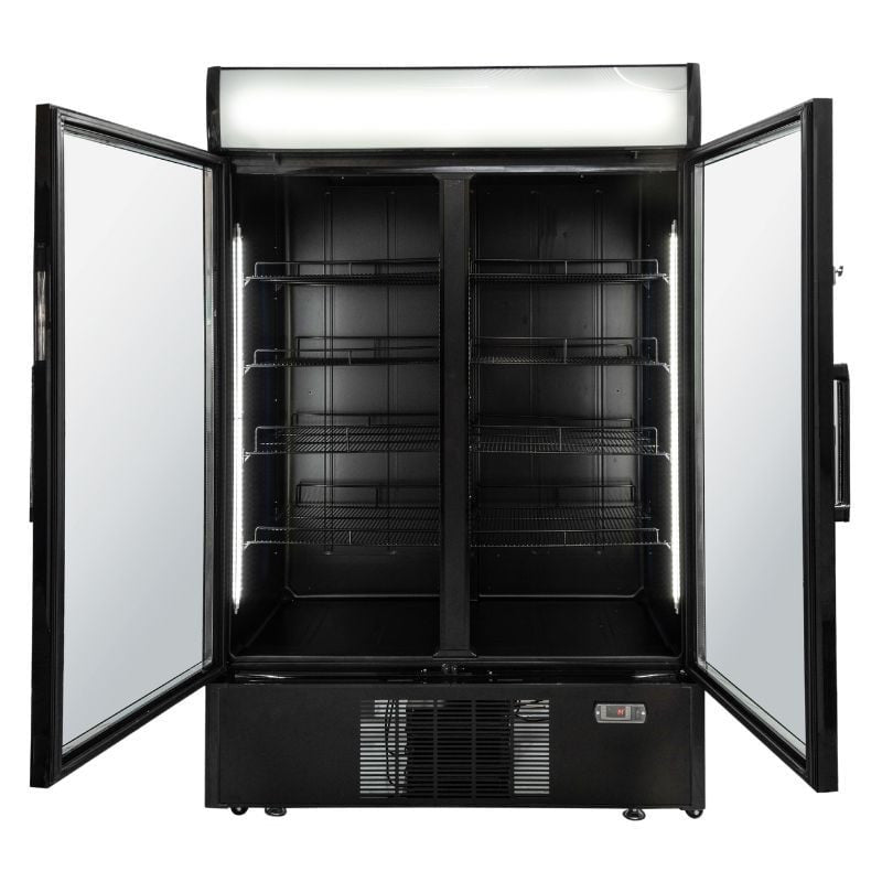 Vitrine à Boissons Réfrigérée - 2 Portes - 1000 L