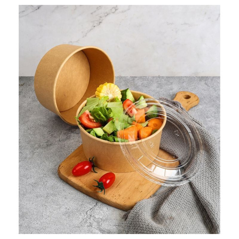 Bol à Salade Kraft - 1300 ml - Lot de 300