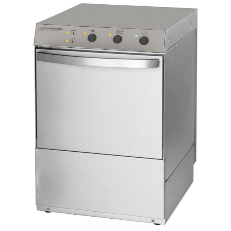 Lave-Vaisselle Professionnel avec Doseur de Liquide de Rinçage et Détergent - 40 x 40 cm