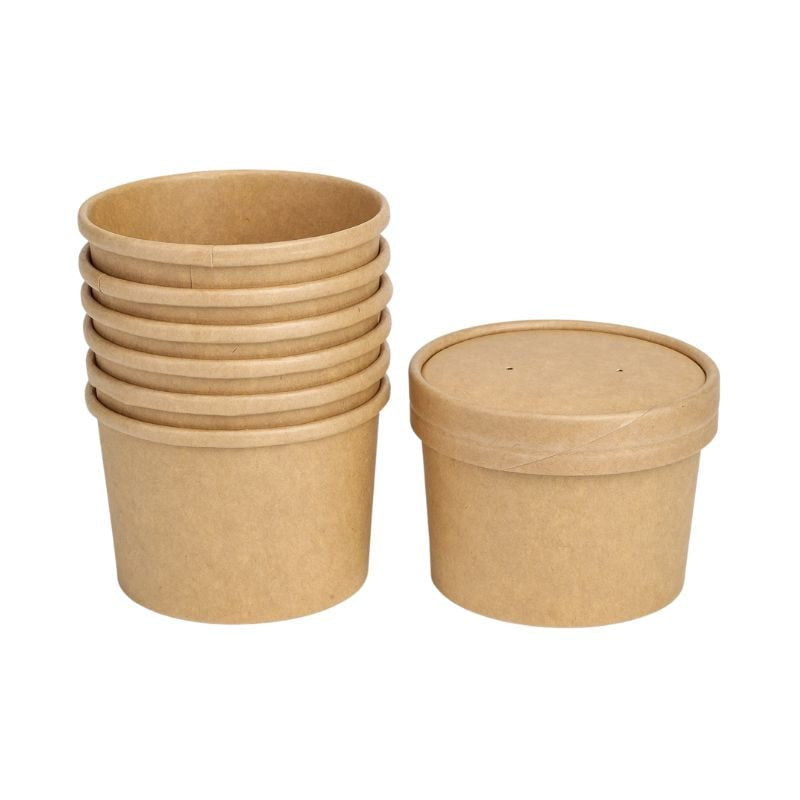 Pot à Soupe Kraft - 240 ml - Lot de 300