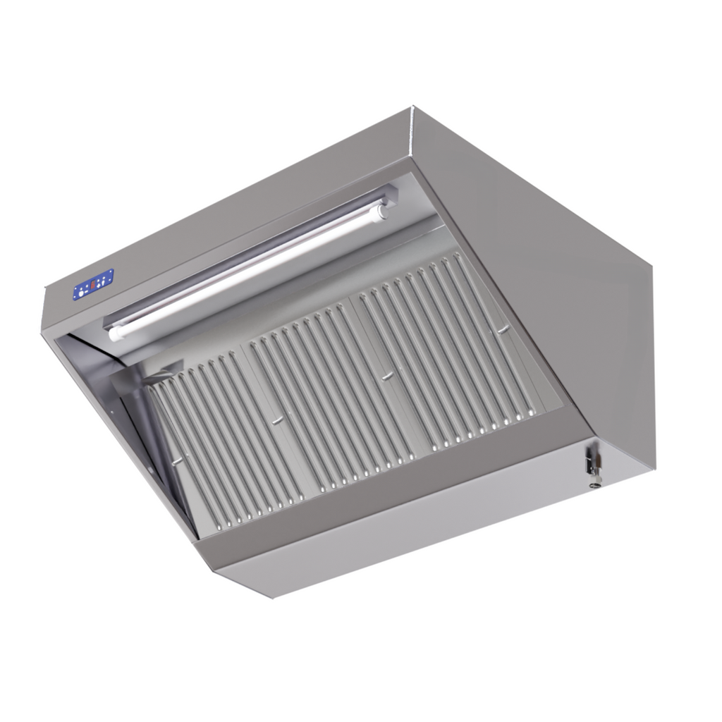 Hotte Snack Complète 700 - Longueur 1400 - Avec Moteur, Led et Variateur