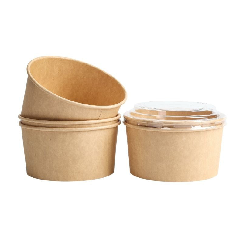 Bol à Salade Kraft - 1000 ml - Lot de 300