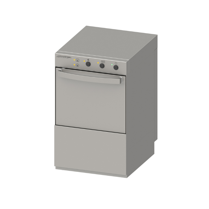 Lave-Vaisselle Professionnel avec Doseur de Liquide de Rinçage et Détergent - 40 x 40 cm