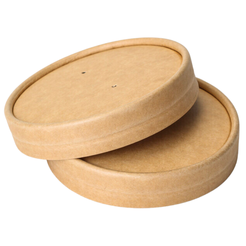 Couvercle pour Pot à Soupe Kraft 240 et 360 ml - Lot de 300