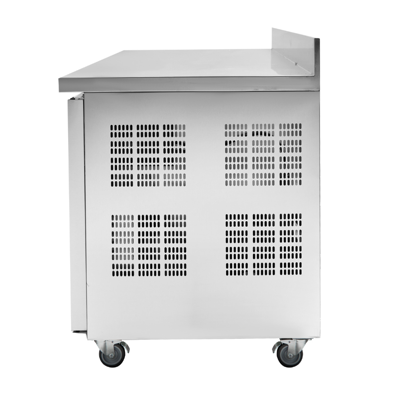 Table Réfrigérée Positive avec Dosseret - 6 Tiroirs
